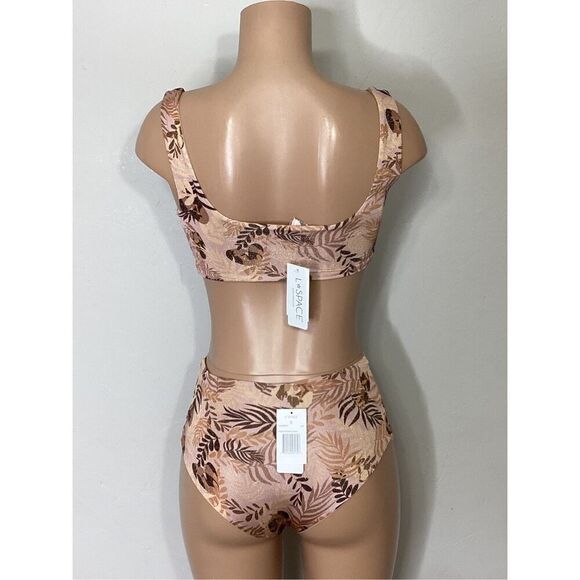 L*SPACE shimmer brown bikini set. Small. Retails $198 - Picture 4 of 8
